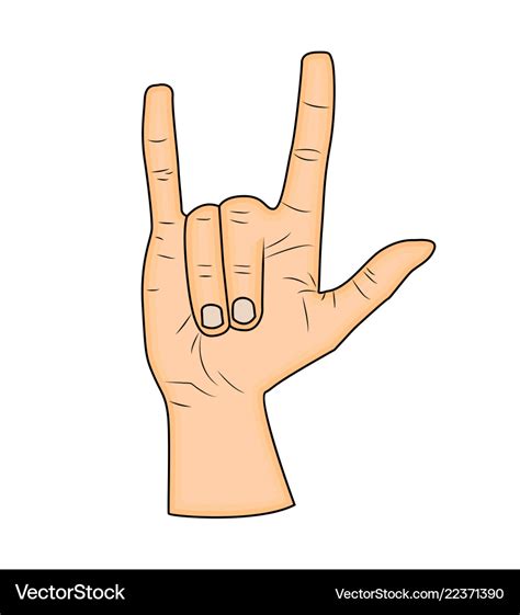 This points can go in different directions. . Hand signal for satan